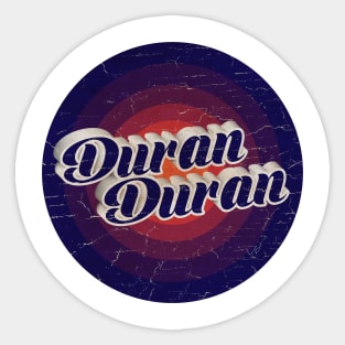 DURAN DURAN - VINTAGE SHADOW DETAIL Sticker